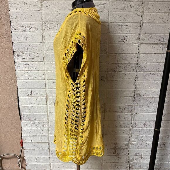 Boho Yellow Tunic One Size - Picture 7 of 9